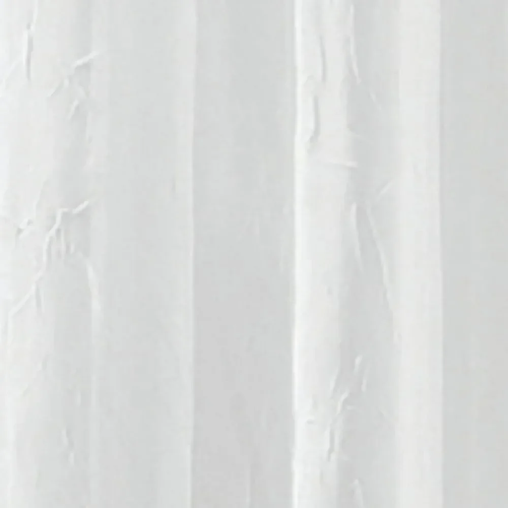 Mainstays White Crushed Voile Sheer Panel